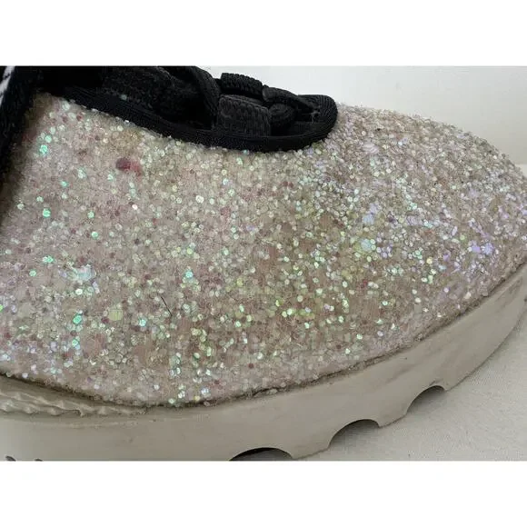 MIU MIU Glitter Platform Sneakers EU 36.5/US 6.5 - Picture 9 of 12